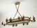 FRENCH ART DECO modernist LARGE CHANDELIER ARBUS LELEU