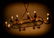 FRENCH ART DECO modernist LARGE CHANDELIER ARBUS LELEU - 2