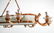 FRENCH ART DECO modernist LARGE CHANDELIER ARBUS LELEU - 3