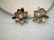 Vintage Joan Rivers Enameled Floral Gold Clip Earrings, - 3