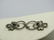 Vintage Sterling Dogwood Brooch, Signed Stuart Nye, 4.7 - 4