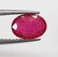 1.33 Ct Natural Mozambique Pinkish Red Ruby Oval Cut