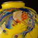 Large Japanese Showa Yellow Cloisonné Vase - 6