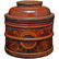 Vintage Tibetan Lidded Wood and Lacquer Box