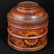 Vintage Tibetan Lidded Wood and Lacquer Box - 5