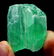 Green Kunzite Hiddenite Crystal , Terminated and Damage - 2