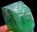 Green Kunzite Hiddenite Crystal , Terminated and Damage - 7