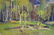 Oil painting Mountain landscape Gabda Vasily - 2