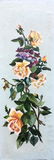 Oil painting Roses are vertical
