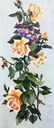 Oil painting Roses are vertical - 2