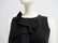 "Diane von Furstenberg" black cotton top, size S / M - 2