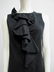 "Diane von Furstenberg" black cotton top, size S / M - 3