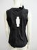 "Diane von Furstenberg" black cotton top, size S / M - 6