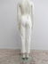 "Jil Sander" Pants "Capri" model in white cotton Size - 6