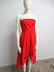"Pinko" Red taffeta decolletè dress Size XS - 2