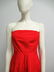 "Pinko" Red taffeta decolletè dress Size XS - 3