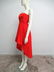 "Pinko" Red taffeta decolletè dress Size XS - 5