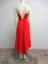 "Pinko" Red taffeta decolletè dress Size XS - 6