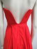 "Pinko" Red taffeta decolletè dress Size XS - 7