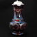 Bohemian Etched Ruby Wine Ewer Circa 1900 - 5