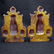 Little Dutch Milkmaid Iron Bookends circa 1928 - 4