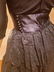 Chantilly laced Ruffled Party dress knit bodice sash - 5