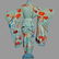 Early 20th century Japanese Embroidered & painted silk - 11