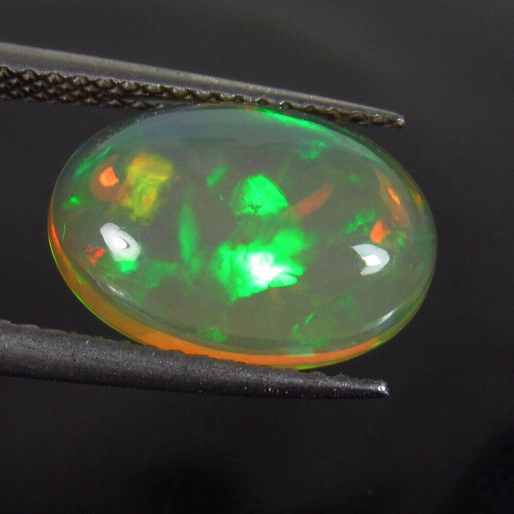 2.78 Ct Natural Ethiopian Multi-Color Fire Opal Oval (1 of 2)