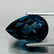 VS pear natural london blue topaz Brazil-3.08 ct