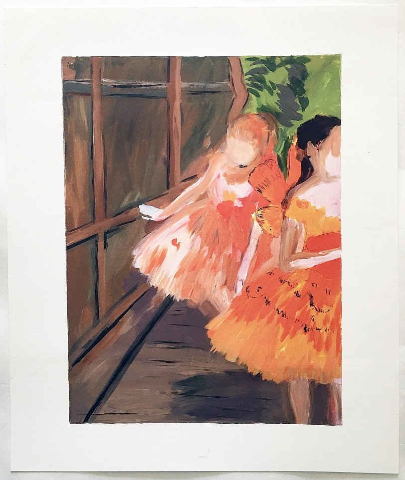 Karen Kilimnik - Ballet 2007: Artist: Karen Kilimnik Title: Ballet 2007 Medium: Color screenprint on white paper Dimension: 19 3/4" x 16 5/8" Description: Edition of 100 signed in pencil verso pub. By serpentine gallery Reserve: $