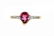 1 Ct Diamod & Tourmaline 14K 2.3 Gram Ring
