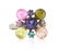 5 Ct Created Color Tourmaline & Amythest Sterling