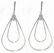 1 Ct Created Lab Sapp Sterling Silver Earring