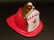Miniature Cast Iron Texaco Fire Chief Helmet - 3