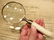 Brass Bone Handle Magnifying glass Desk Magnifier