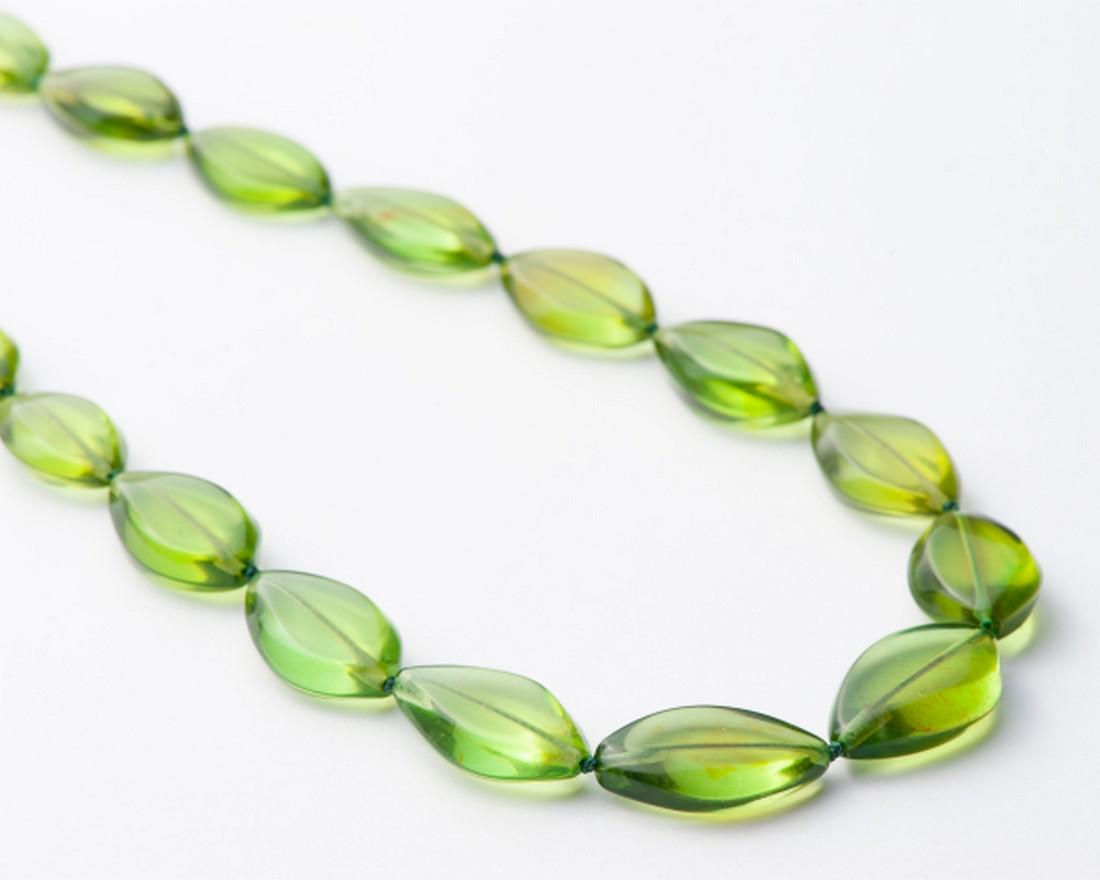 Caribbean Green Amber Necklace (1 of 2)