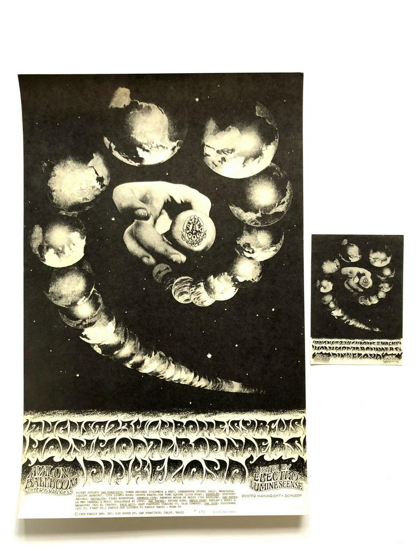 FD131 PINK FLOYD POSTER AND CARD SET: FD131 PINK FLOYD POSTER AND POSTCARD SET. 1968 with art by Jerry WainwrightBob Schnepf Reserve: $75.00 Shipping: Domestic: Flat-rate of $12.00 to anywhere within the contiguous U.S. International: For