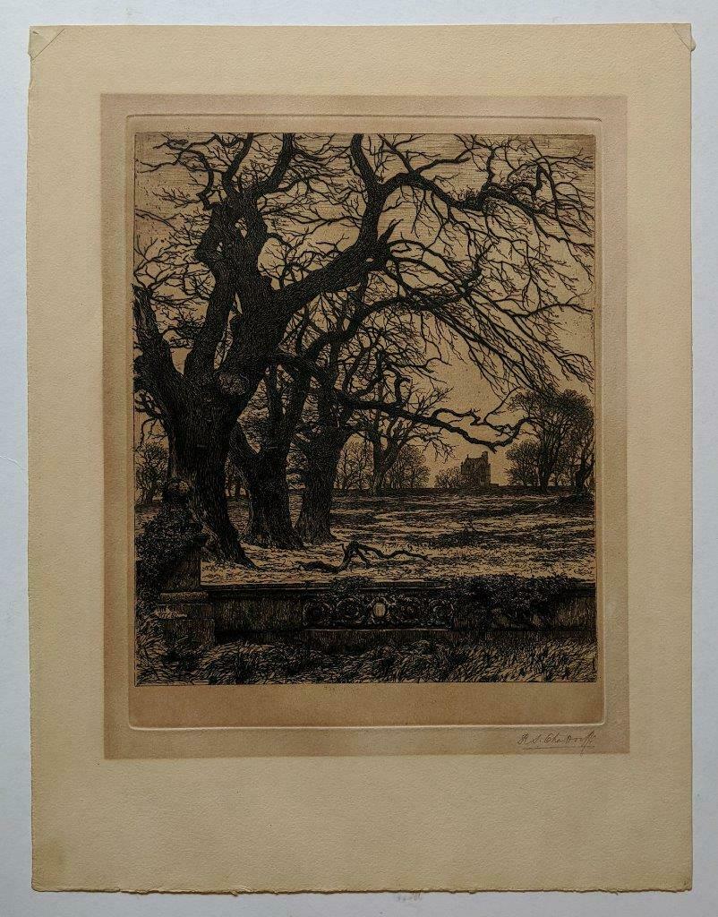 OLD ca. 1880 RICHARD SAMUEL CHATTOCK ENGLISH ARTIST (1 of 3)