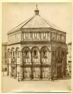 LATE 19th CENTURY ITALY PHOTOGRAPH, FLORENCE BAPTISTERY (1 of 1)