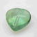 16.90 Ctw Natural Green Flourite Drilled Heart Drop