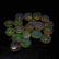 7.23 Ctw Natural 21 Faceted Fire Opal Beads