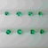 0.60 Ctw Natural 8 Zambian Emerald Round Set - 3