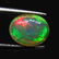 1.01 Ctw Natural Ethiopian Fire Opal Oval Cab