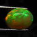 1.28 Ctw Natural Ethiopian Fire Opal Oval Cab