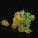 3.18 Ctw Natural 16 Drilled Pear Multi-Color Fire Opal