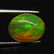 1.28 Ctw Natural Ethiopian Fire Opal Oval Cab
