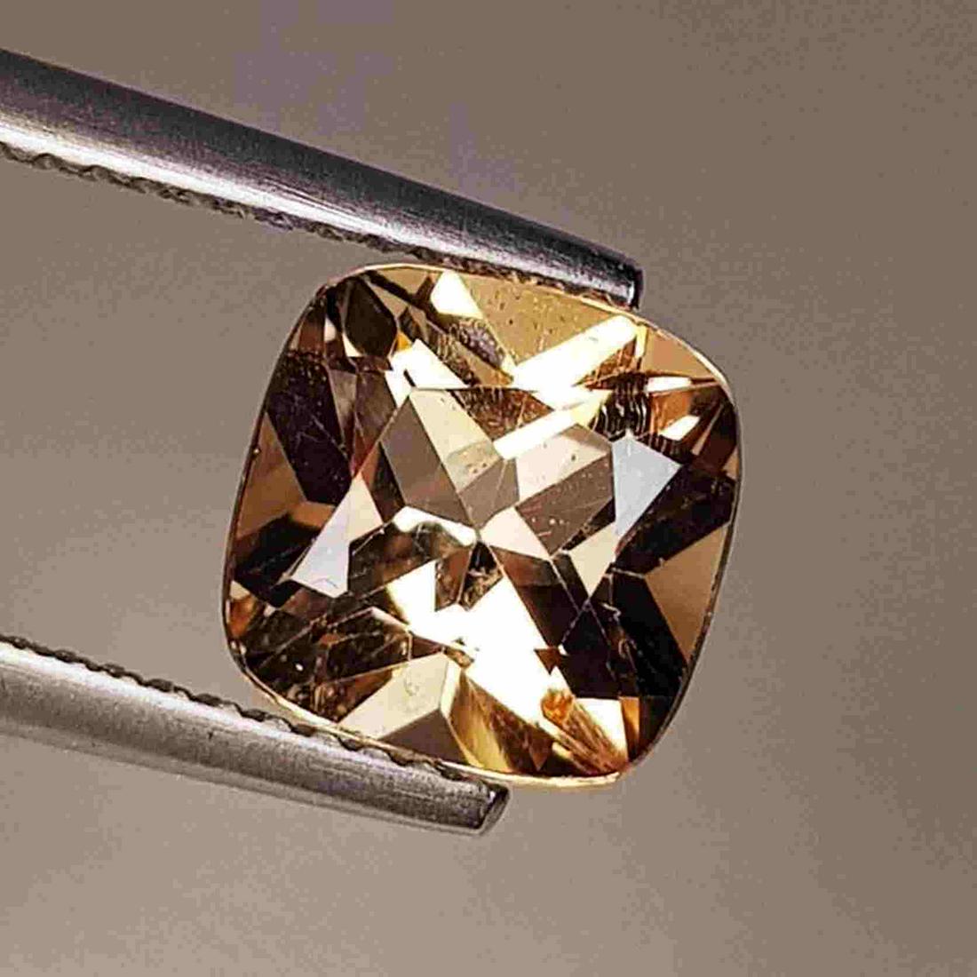2.85 ct Natural Champagne Topaz Cushion Cut (1 of 5)
