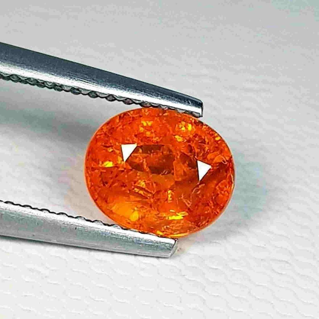 Natural Spessartite Garnet Oval Cut - 1.79 ct (1 of 6)