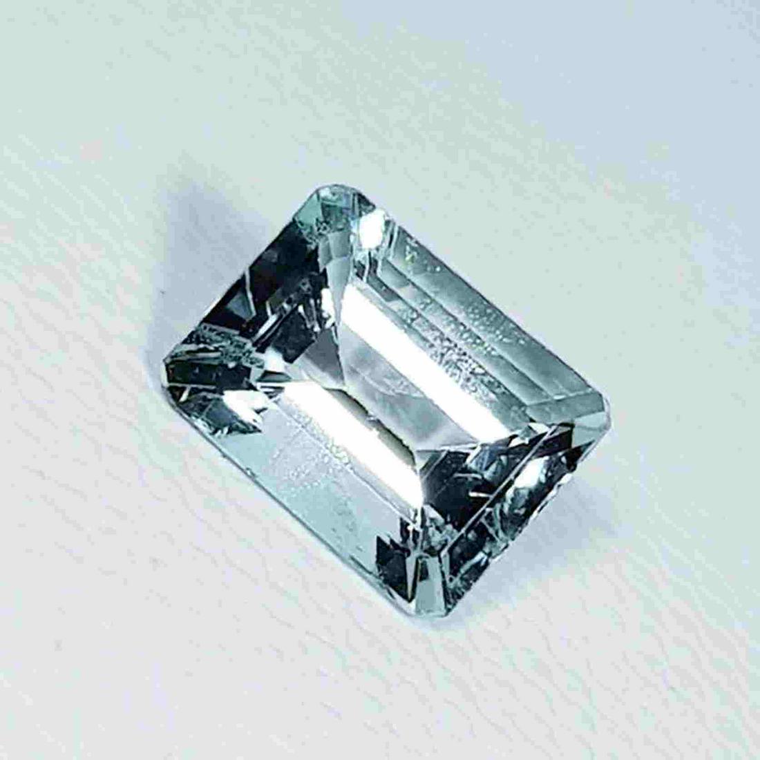 1.75 ct Natural Aquamarine Emerald Cut (1 of 6)