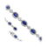 12 Carat Blue Sapphire Fine Jewellery White Diamond